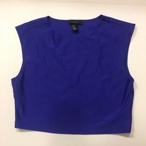 Forever 21 M Blue Crop Top